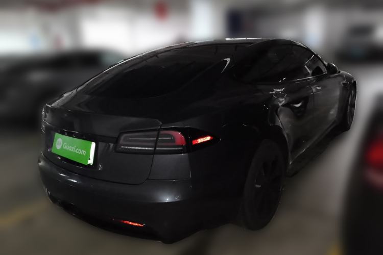 Used Tesla Model S 2023 Dual-Motor All-Wheel-Drive Version Rear Right 45 Deg