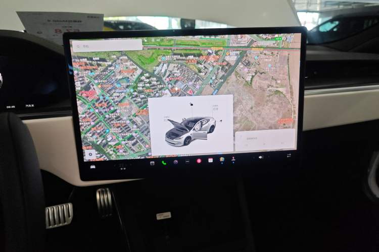 Used Tesla Model S 2023 Three-Motor All-Wheel-Drive Plaid Version Audio And AC Panel