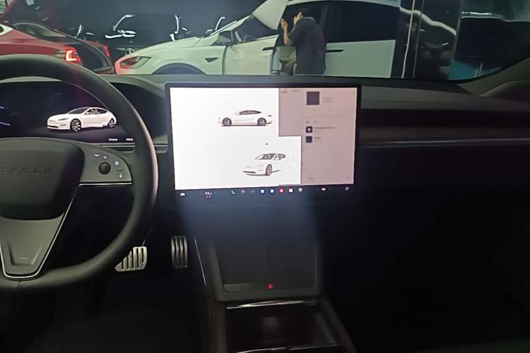 Used Tesla Model S 2023 Dual-Motor All-Wheel-Drive Version Audio And AC Panel