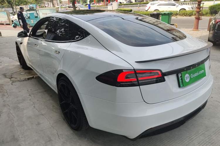 Used Tesla Model S 2023 Dual-Motor All-Wheel-Drive Version Rear Left 45 Deg