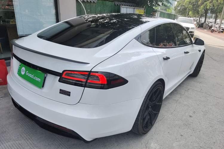 Used Tesla Model S 2023 Dual-Motor All-Wheel-Drive Version Rear Right 45 Deg