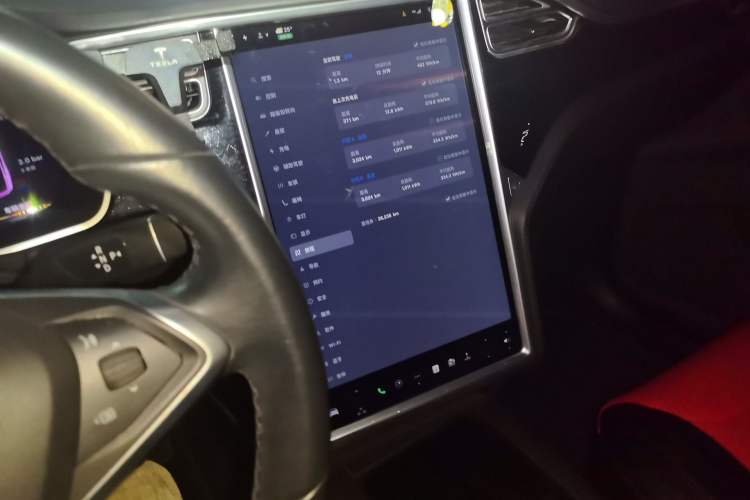 Used Tesla Model X 2016 X 75D Audio And AC Panel