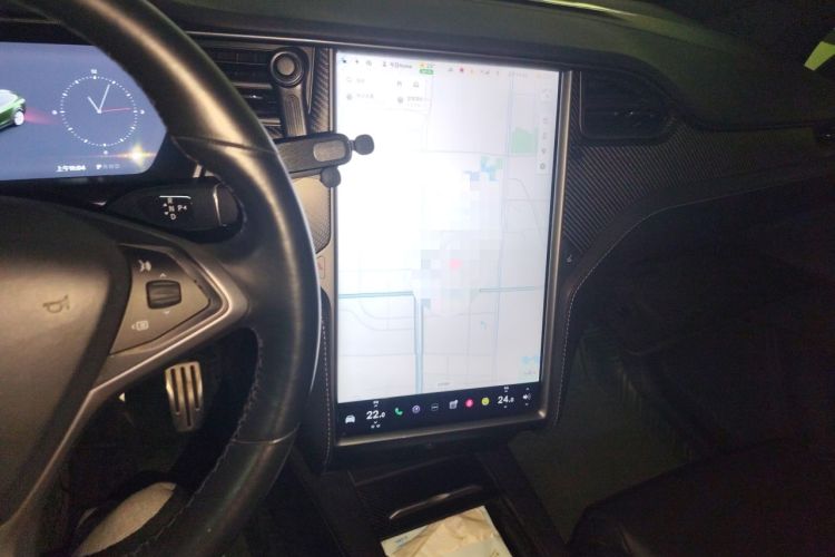 Used Tesla Model X 2016 X P100D Performance High-Performance Edition Audio And AC Panel