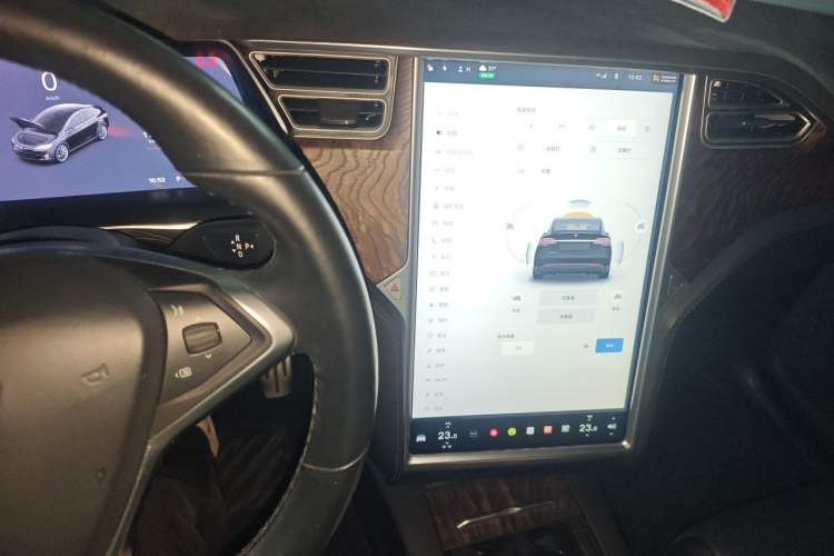 Used Tesla Model X 2016 X P100D Performance High-Performance Edition Audio And AC Panel