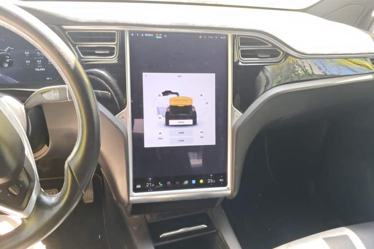 Used Tesla Model X 2016 X 75D Audio And AC Panel