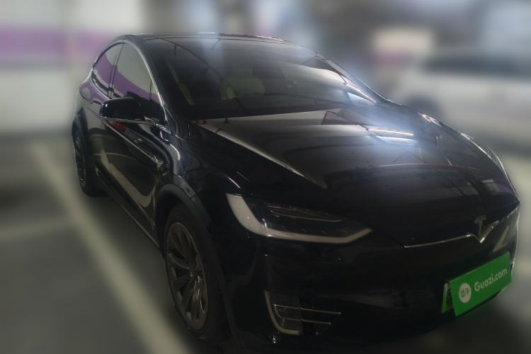 Used Tesla Model X 2016 X 90D Front Right 45 Deg