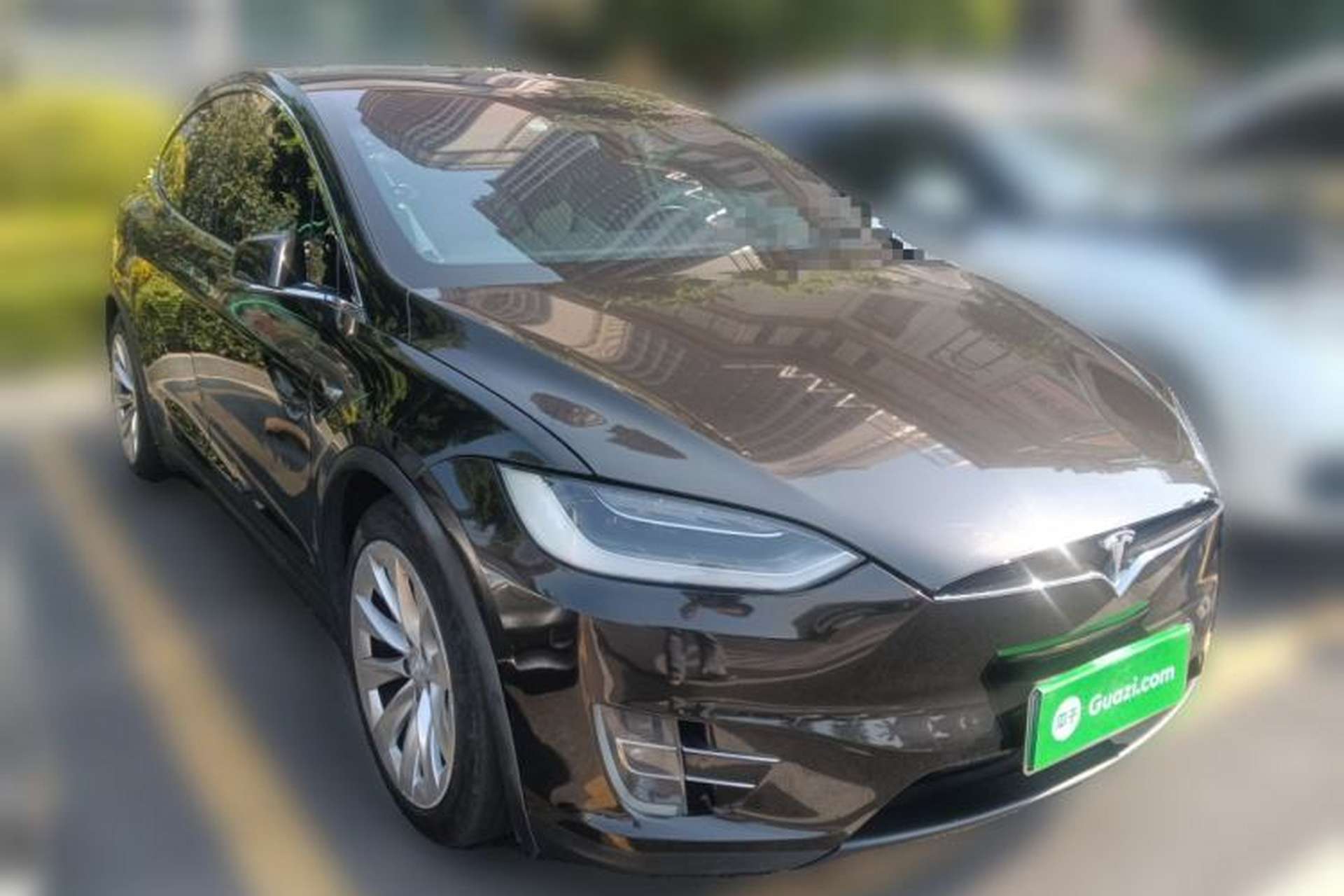 Used Tesla Model X 2016 X 75D Front Right 45 Deg