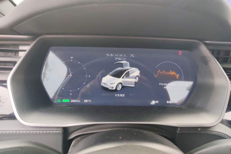 Used Tesla Model X 2016 X 75D Instrument Cluster