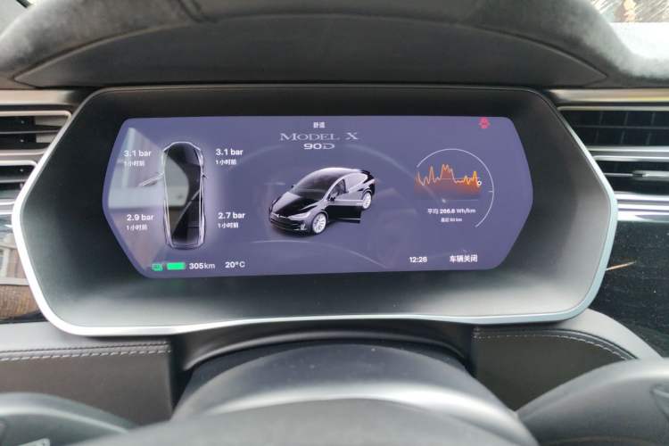 Used Tesla Model X 2016 X 90D Instrument Cluster
