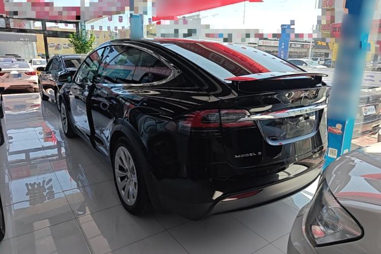 Used Tesla Model X 2016 X 75D Rear Left 45 Deg