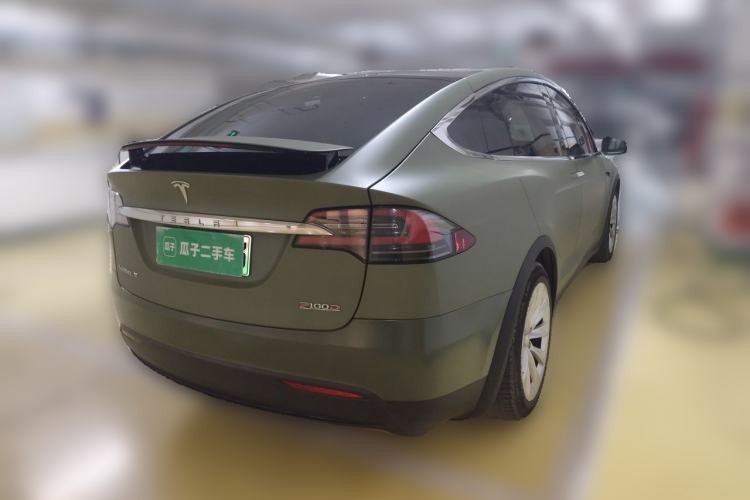 Used Tesla Model X 2016 X P100D Performance High-Performance Edition Rear Right 45 Deg