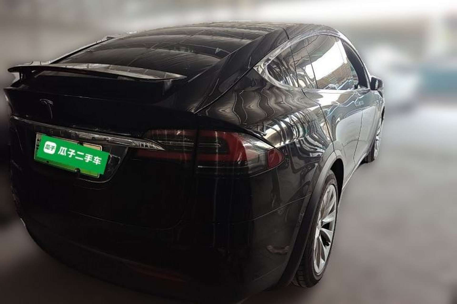 Used Tesla Model X 2016 X 75D Rear Right 45 Deg