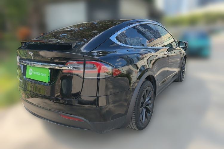 Used Tesla Model X 2016 X 75D Rear Right 45 Deg