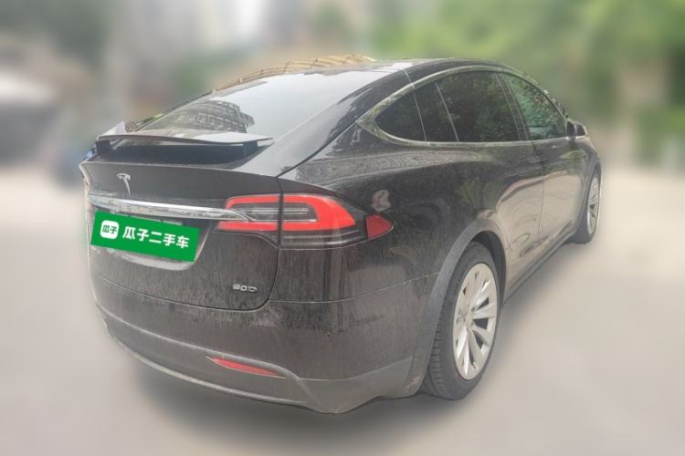 Used Tesla Model X 2016 X 90D Rear Right 45 Deg