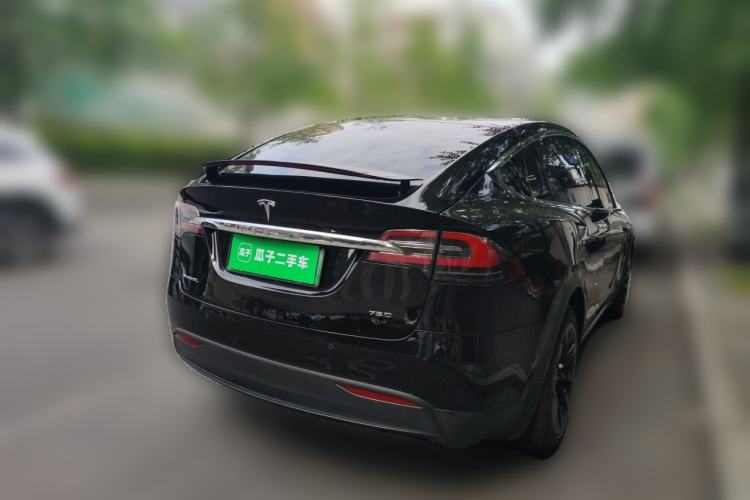 Used Tesla Model X 2016 X 75D Rear Right 45 Deg