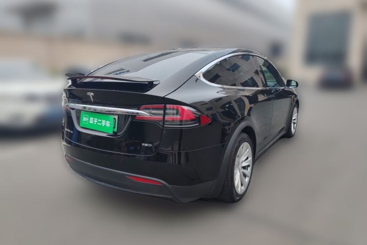 Used Tesla Model X 2016 X 75D Rear Right 45 Deg