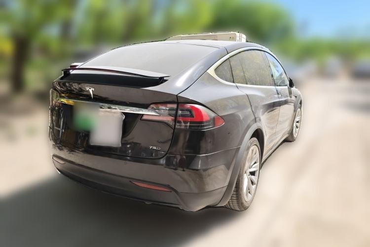 Used Tesla Model X 2016 X 75D Rear Right 45 Deg