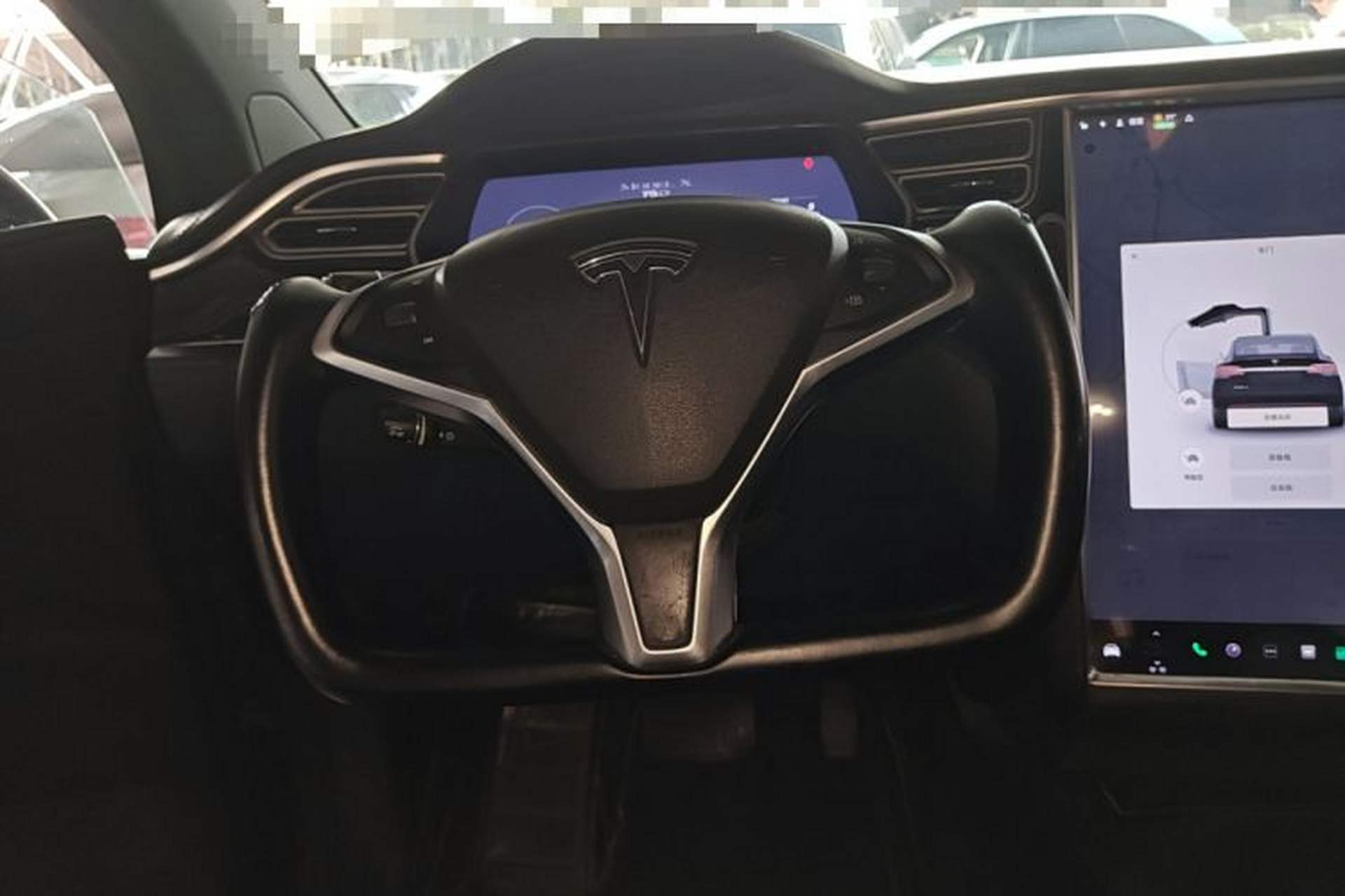 Used Tesla Model X 2016 X 75D Steering Wheel