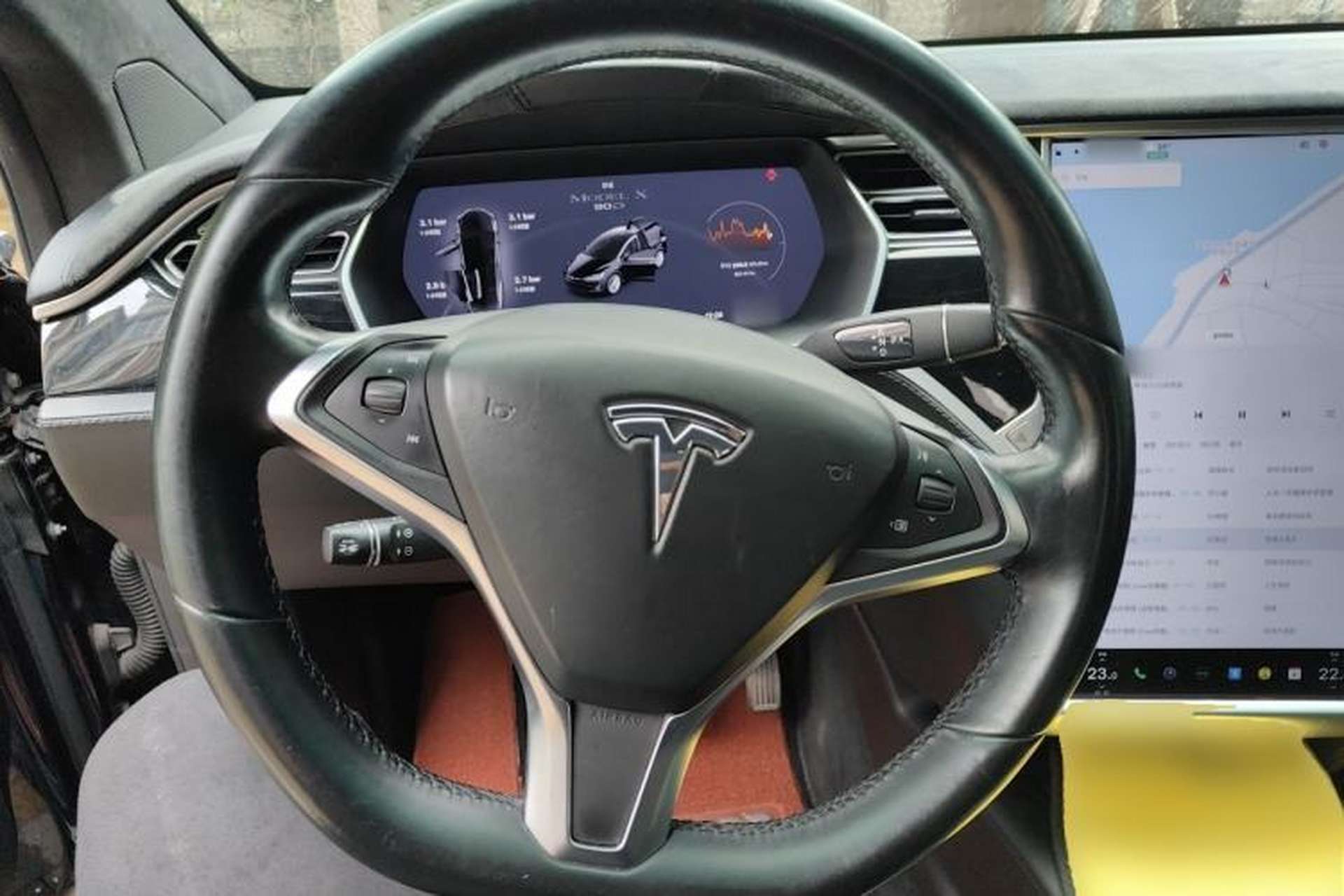 Used Tesla Model X 2016 X 90D Steering Wheel