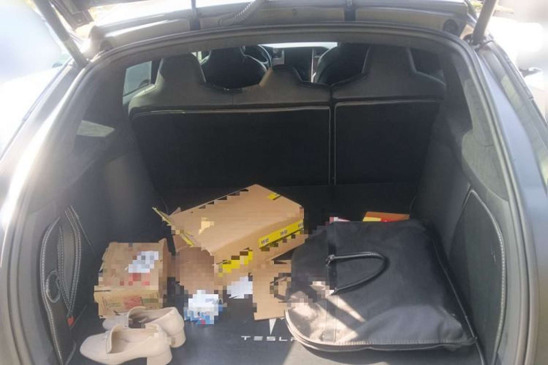 Used Tesla Model X 2016 X 75D Trunk