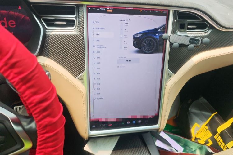 Used Tesla Model X 2016 X P90D Audio And AC Panel