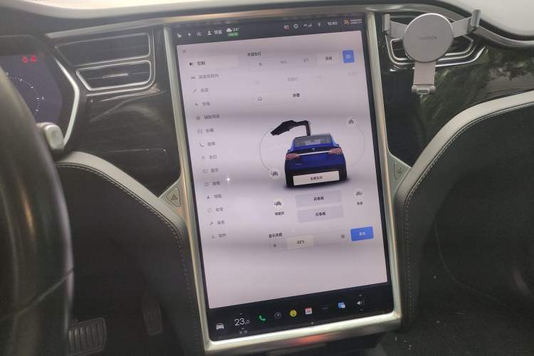 Used Tesla Model X 2016 X 75D Audio And AC Panel