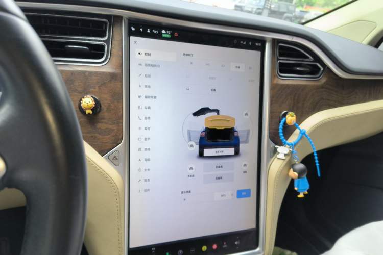 Used Tesla Model X 2016 X 90D Audio And AC Panel