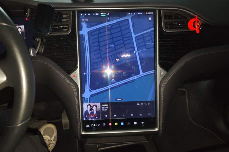 Used Tesla Model X 2016 X 75D Audio And AC Panel