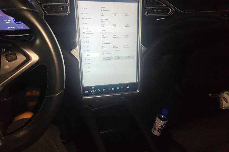 Used Tesla Model X 2016 X 75D Audio And AC Panel
