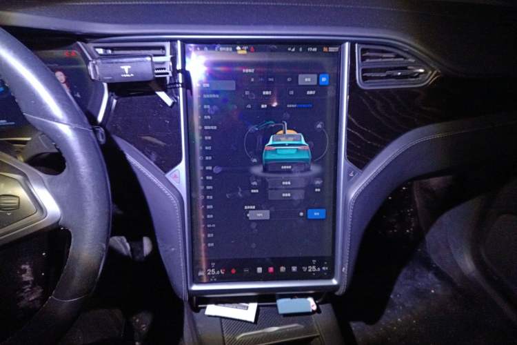 Used Tesla Model X 2016 X 75D Audio And AC Panel