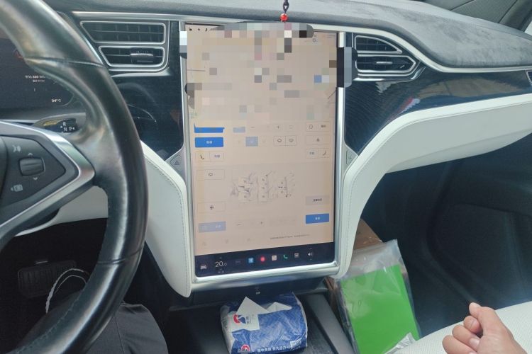 Used Tesla Model X 2016 X 75D Audio And AC Panel