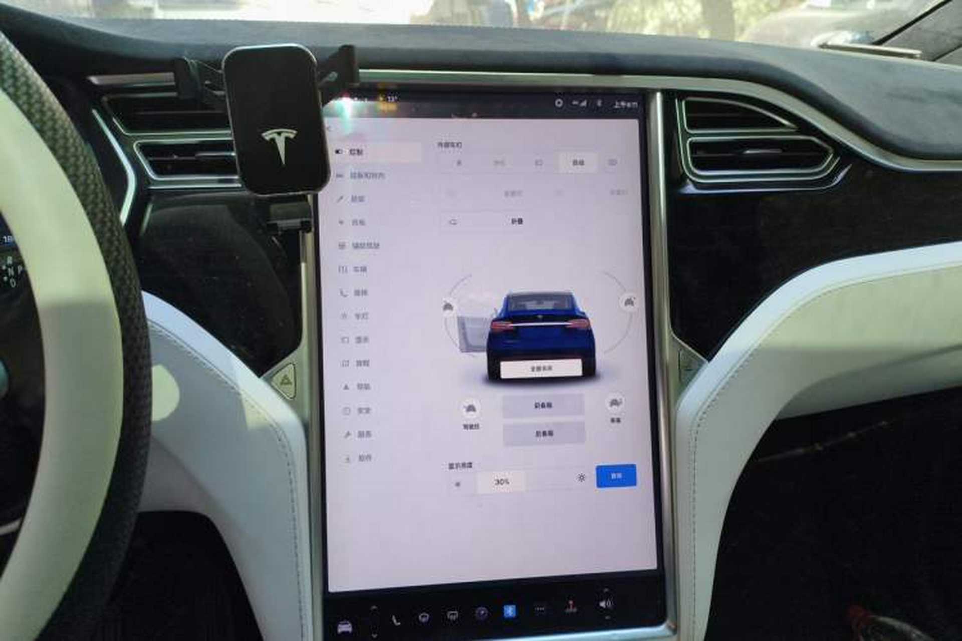 Used Tesla Model X 2016 X 75D Audio And AC Panel