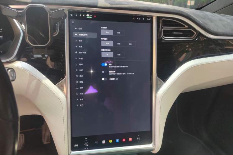 Used Tesla Model X 2016 X 90D Audio And AC Panel