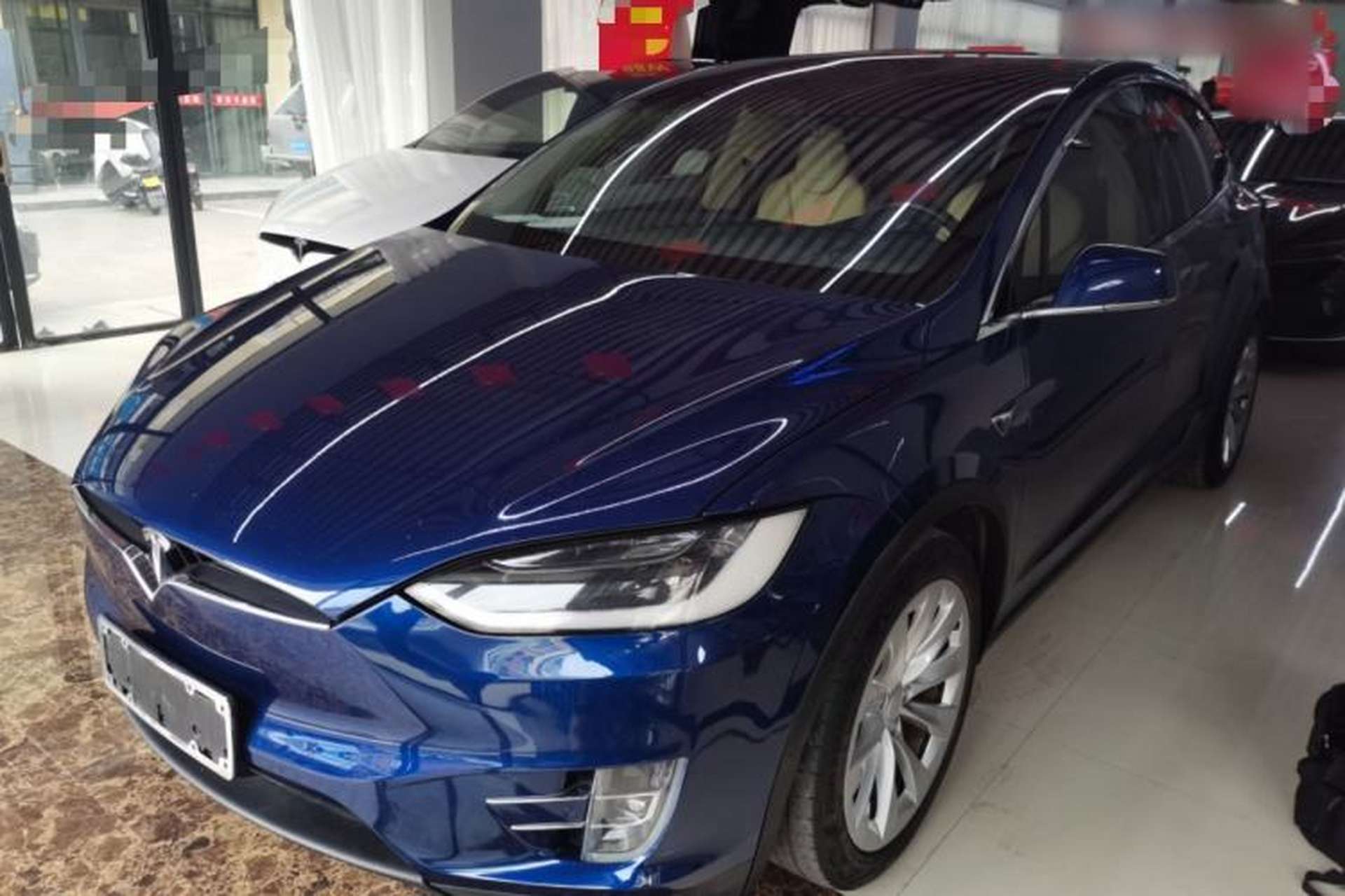 Used Tesla Model X 2016 X 75D Front Left 45 Deg