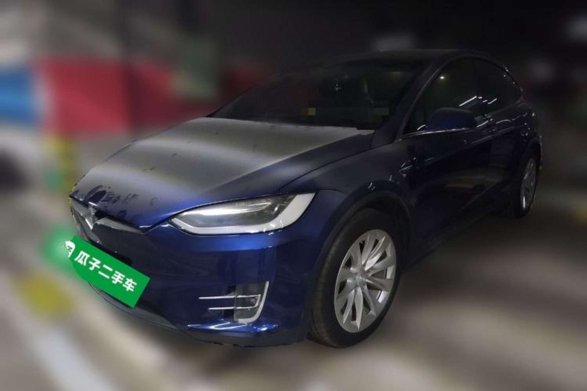 Used Tesla Model X 2016 X 90D Front Left 45 Deg