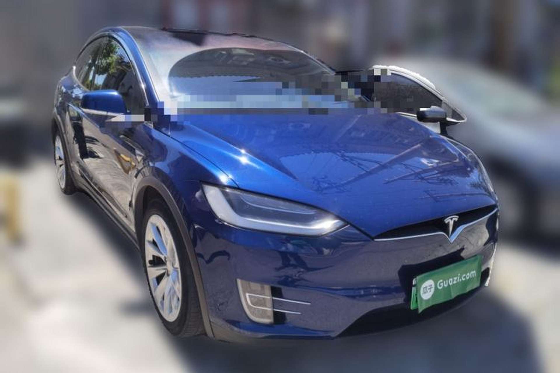 Used Tesla Model X 2016 X 90D Front Right 45 Deg
