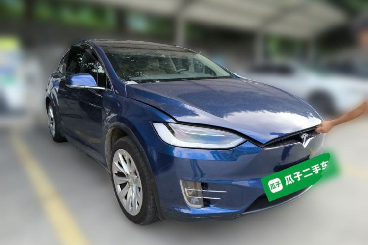Used Tesla Model X 2016 X 90D Front Right 45 Deg