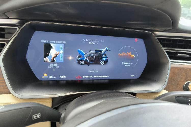 Used Tesla Model X 2016 X 90D Instrument Cluster