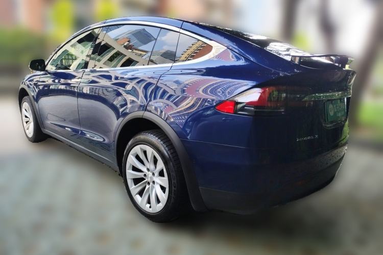 Used Tesla Model X 2016 X 90D Rear Left 45 Deg