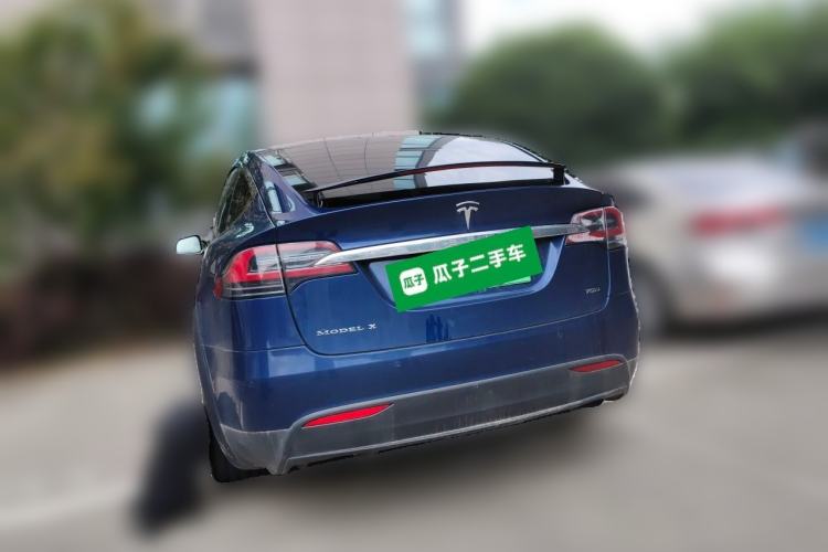 Used Tesla Model X 2016 X 75D Rear Left 45 Deg