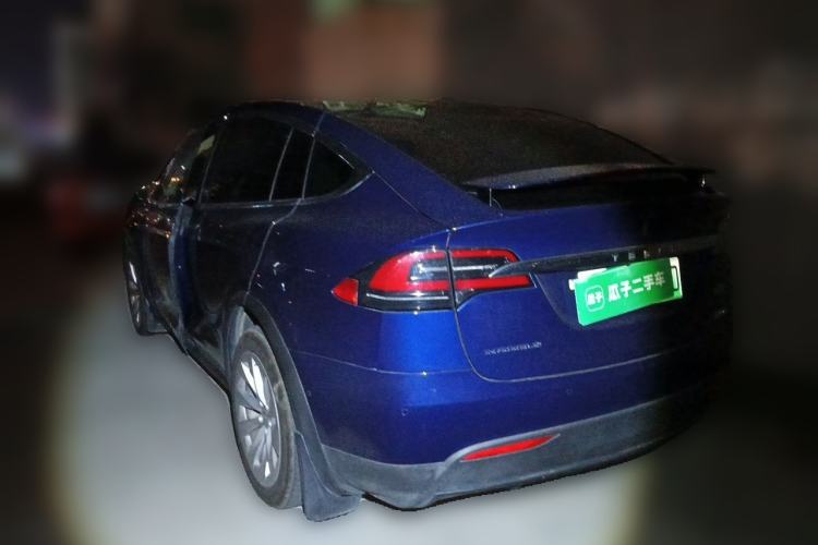 Used Tesla Model X 2016 X 90D Rear Left 45 Deg