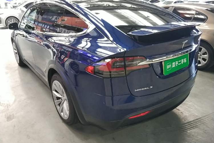 Used Tesla Model X 2016 X 75D Rear Left 45 Deg