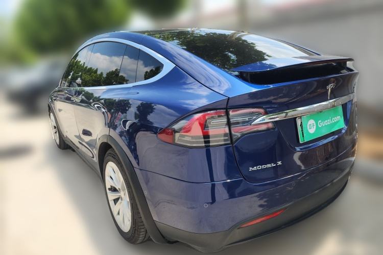 Used Tesla Model X 2016 X 90D Rear Left 45 Deg