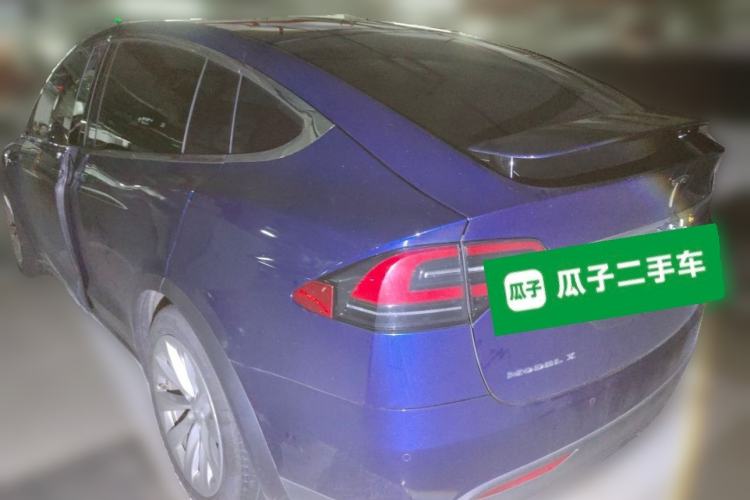 Used Tesla Model X 2016 X 75D Rear Left 45 Deg