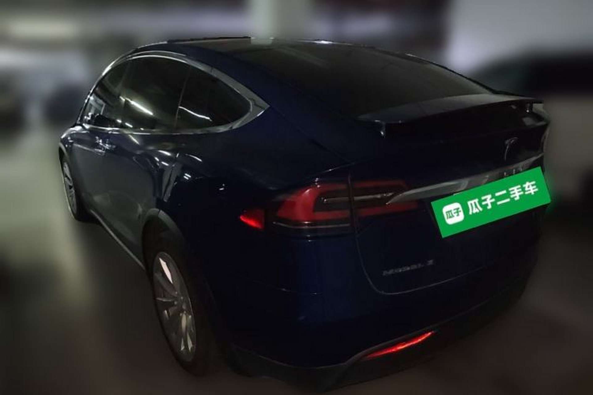 Used Tesla Model X 2016 X 90D Rear Left 45 Deg