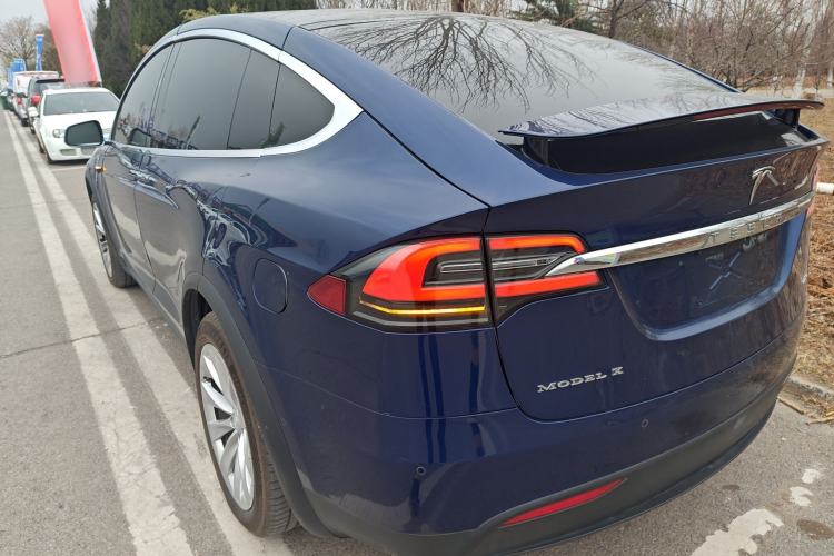 Used Tesla Model X 2016 X 75D Rear Left 45 Deg