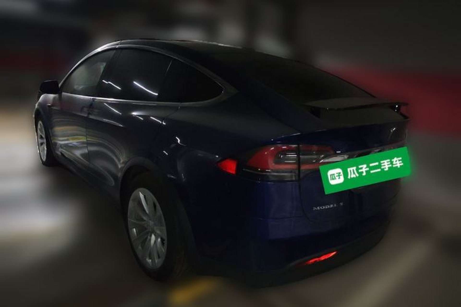 Used Tesla Model X 2016 X 90D Rear Left 45 Deg