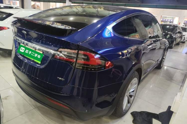 Used Tesla Model X 2016 X 75D Rear Right 45 Deg