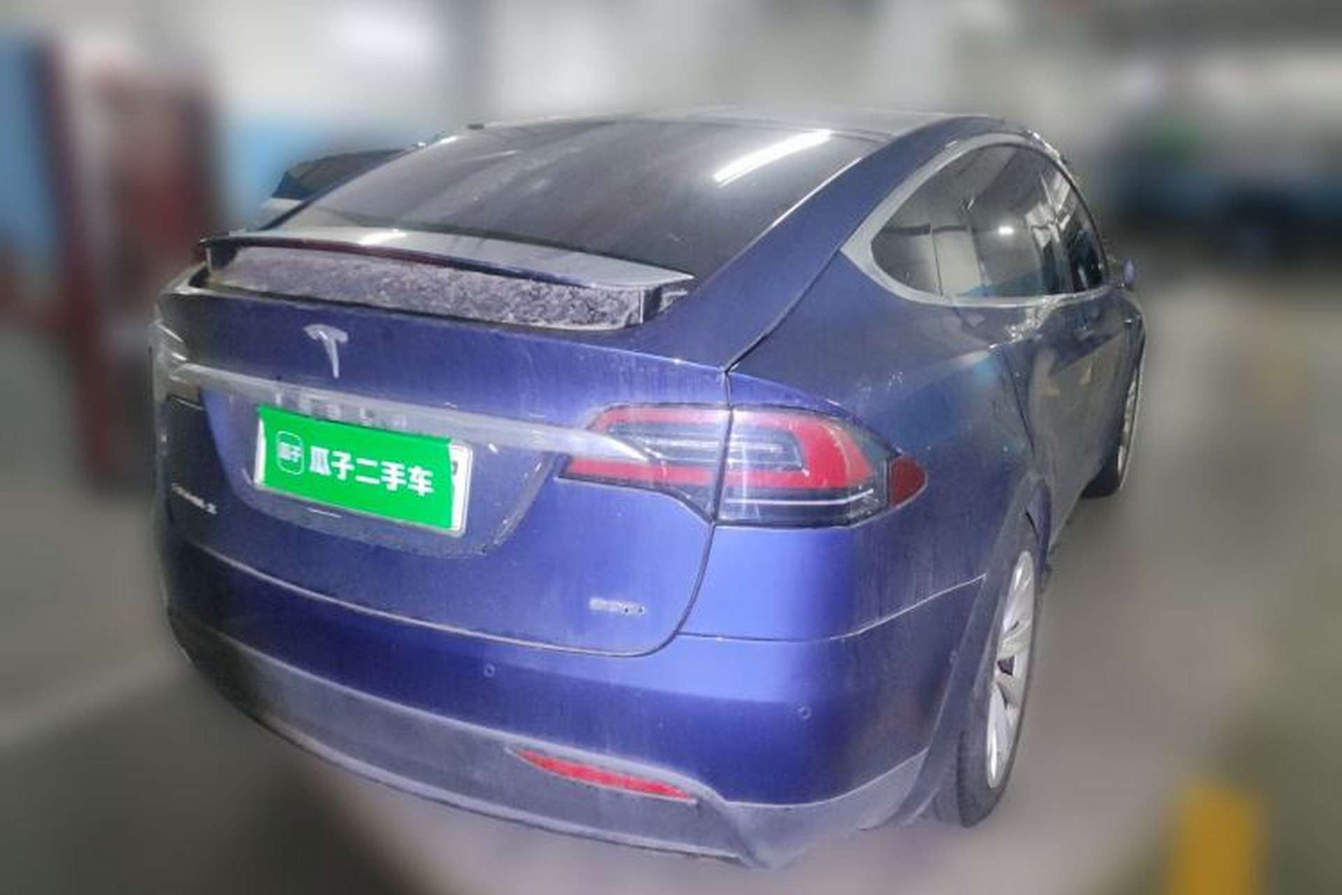 Used Tesla Model X 2016 X 90D Rear Right 45 Deg