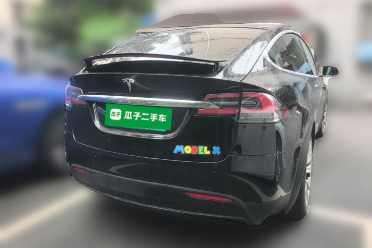 Used Tesla Model X 2016 X 75D Rear Right 45 Deg